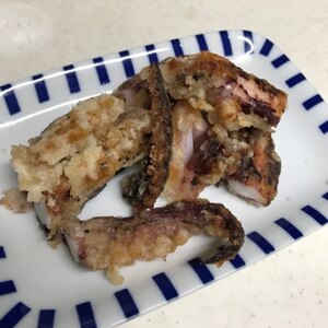 イカげその揚げ焼き